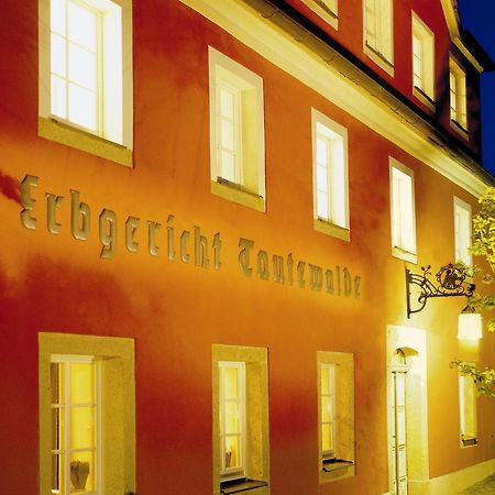 Landidyll Hotel Erbgericht Tautewalde 윌덴 외부 사진